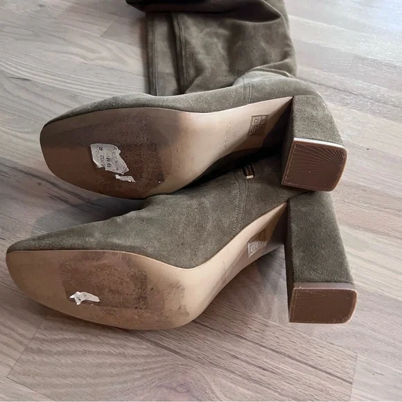 Free people high heel over knee suede boots size 41. - Picture 9 of 15